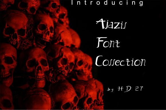 Ajazil: A Cool, Dramatic Display Typeface