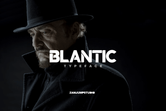Blantic: A Bold & Elegant Display Typeface for Creative Projects