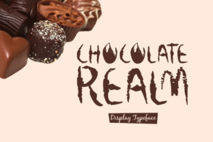 Chocolate Realm: A Modern Display Typeface for Creative Projects