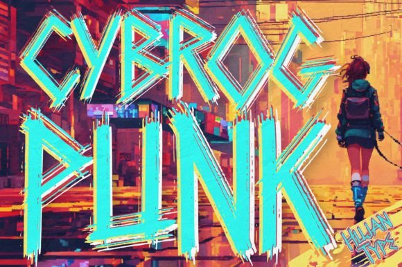 Cybrogpunk: The Bold Display Font for Futuristic Designs