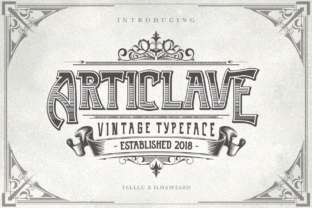 Discover Articlave: A Striking Vintage Display Typeface
