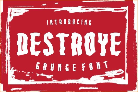 Discover Destroye: Bold Typography for Impactful Design