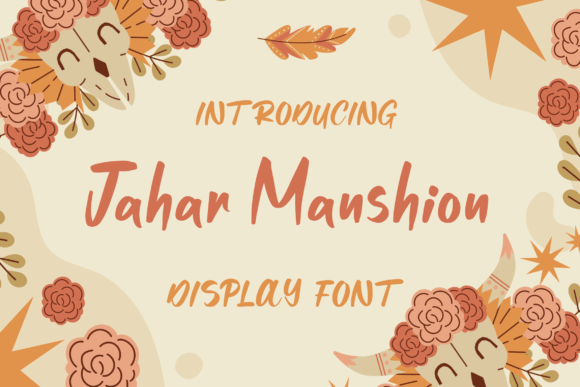 Discover the Joyful Charm of Jahar Mansion Font