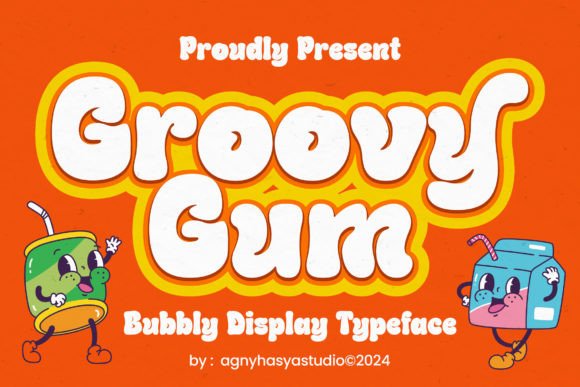 Groovy Gum: The Playful Display Font That Radiates Joy