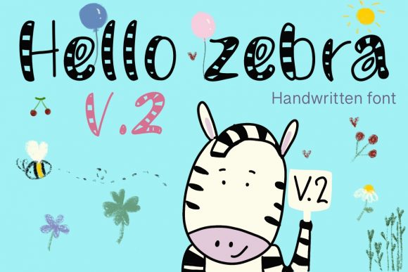 Hello Zebra: A Quirky and Sweet Display Font