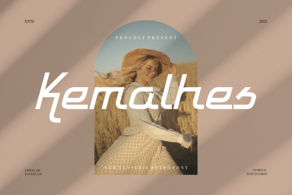 Kemalhes: A Bold Modern Display Font