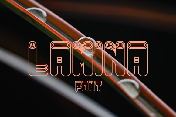 Lamina: A Modern Display Font for Bold, Stylish Design