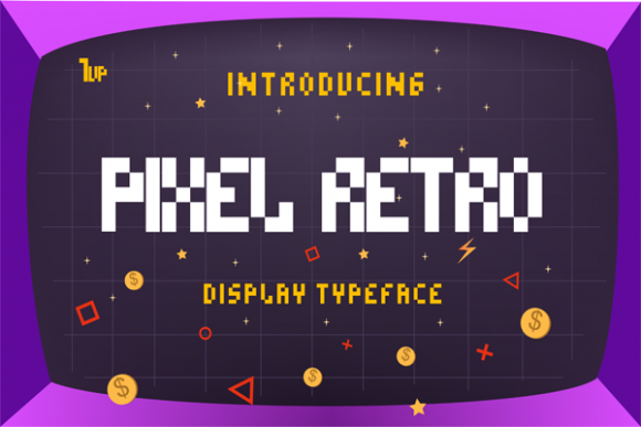 Pixel Retro: Your Ultimate Retro Display Font for Timeless Designs