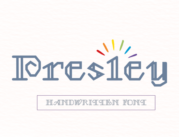 Presley: A Quirky Display Font for Creative Projects