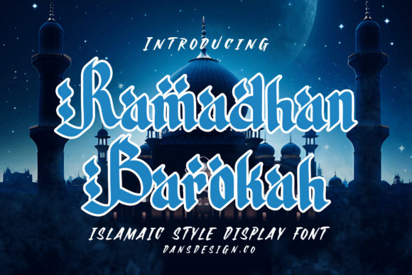 Ramadhan Barokah: A Unique Islamic Display Font