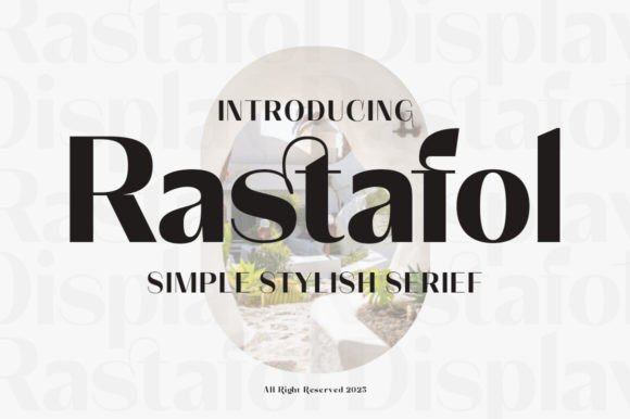 Rastafol: An Elegant Display Font for Bold Designs