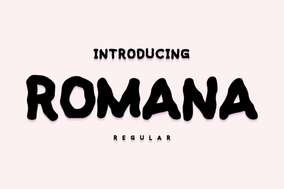 Romana: A Playful Display Font for Creative Projects