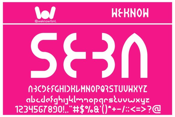 Seba: Modern Display Font for Bold Design