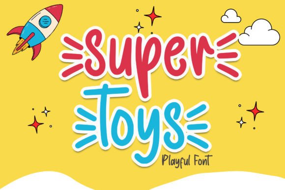 Super Toys: A Joyful Display Font for Creative Designs