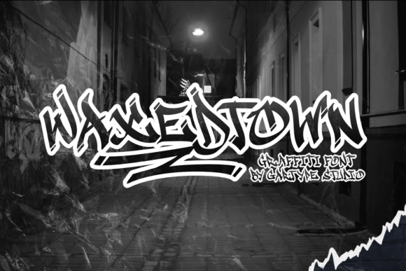Waxedtown: A Cool Graffiti-Styled Display Font